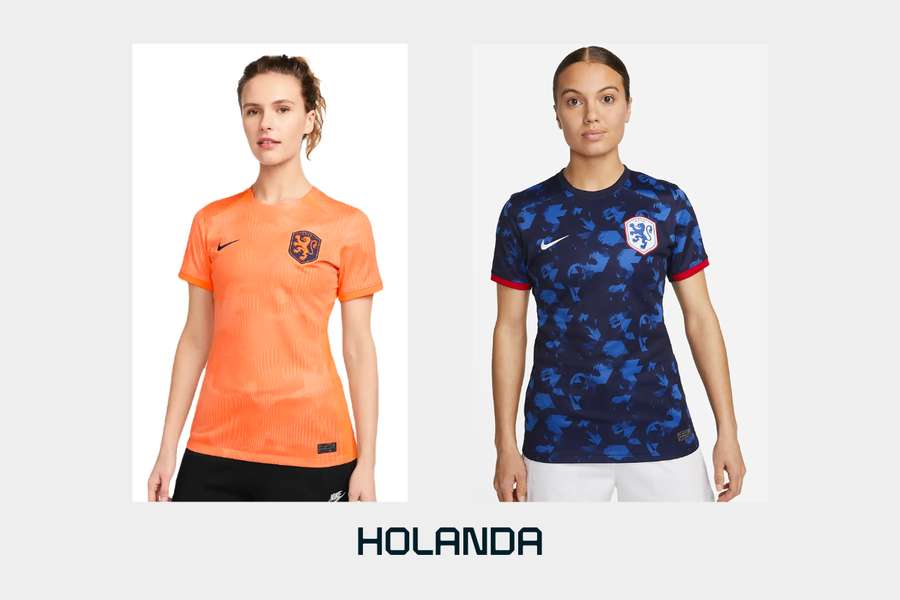 Equipamento secundário neerlandês foi criado para a equipa feminina
