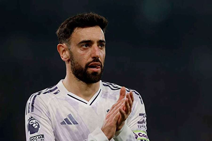 Opora Manchesteru United Bruno Fernandes
