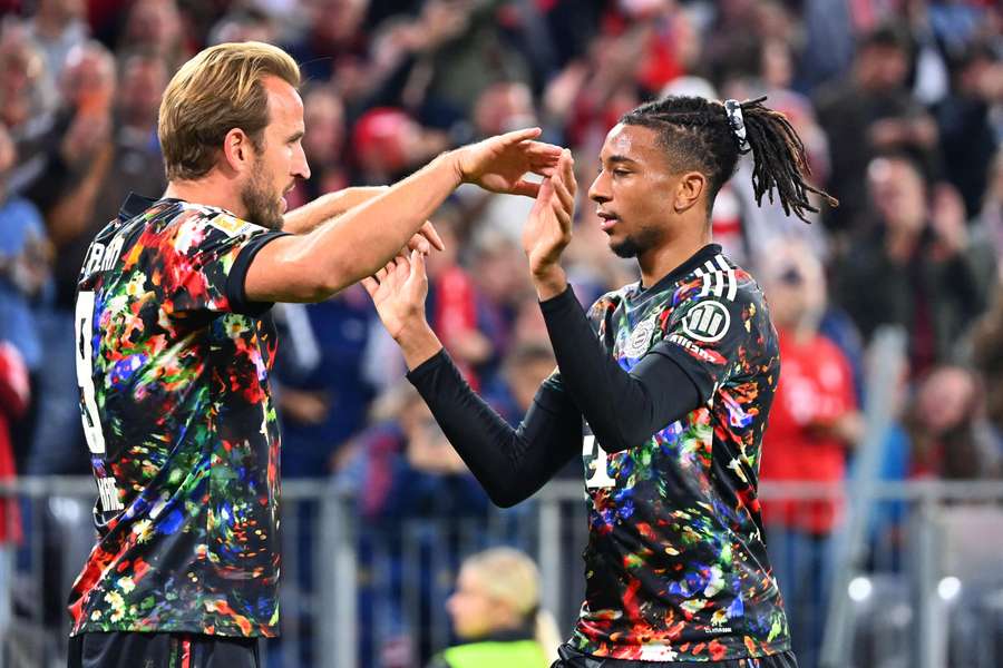 Trafen zusammen fünf Mal gegen Union: Harry Kane und Michael Olise Trafen zusammen fünf Mal gegen Union: Harry Kane und Michael Olise