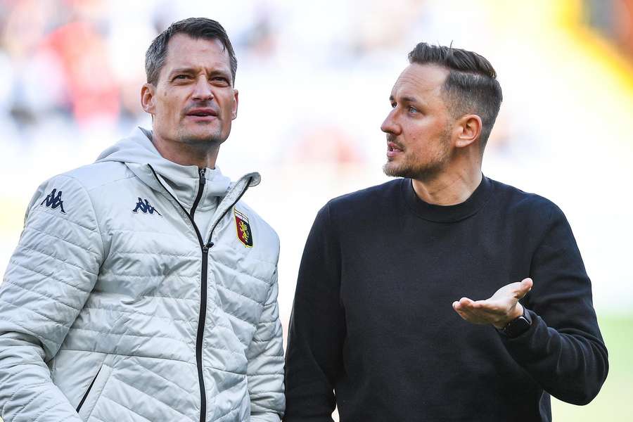 Marcel Klos (rechts).