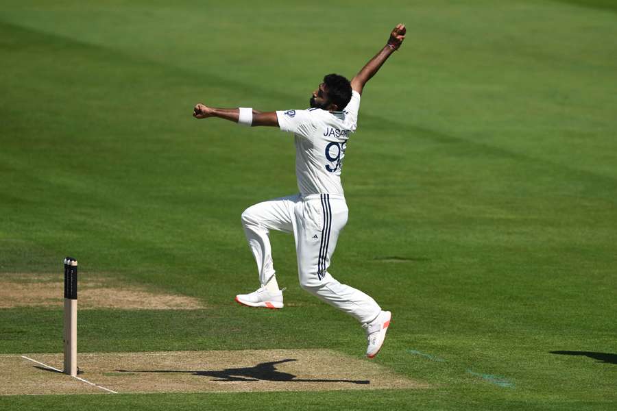 Bumrah in action for India