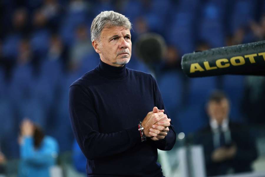 Marco Baroni prima di Lazio-Parma