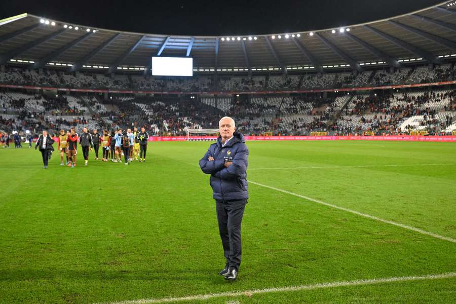 Deschamps, après le match en Belgique.