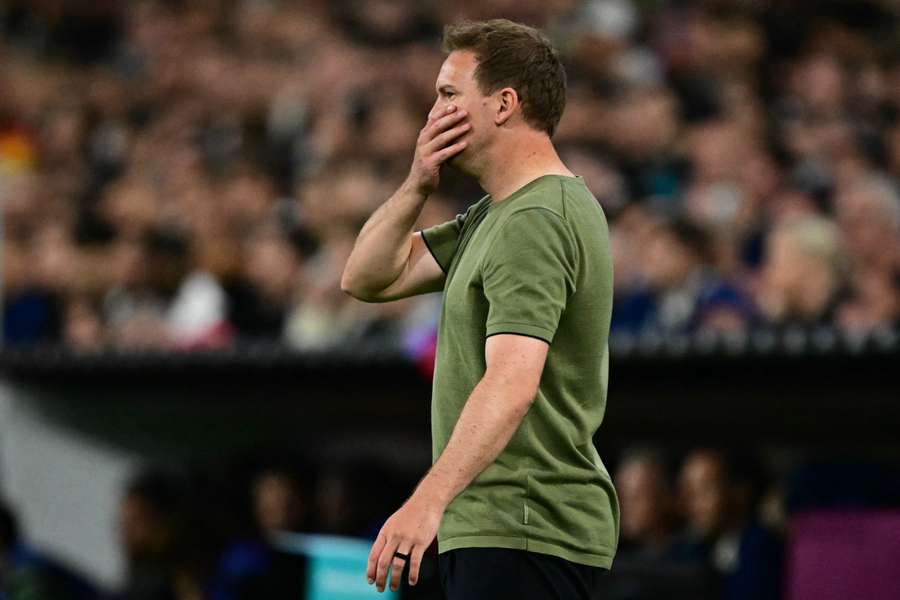 Nagelsmann sah von seiner Mannschaft eine enttäuschende Leistung Nagelsmann sah von seiner Mannschaft eine enttäuschende Leistung