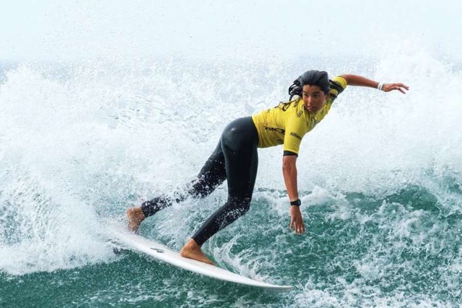 Teresa Bonvalot foi afastada na primeira ronda do Pro Sunset Beach