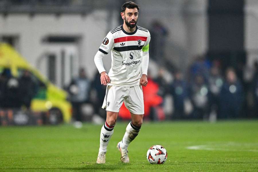 Bruno Fernandes em destaque no Manchester United