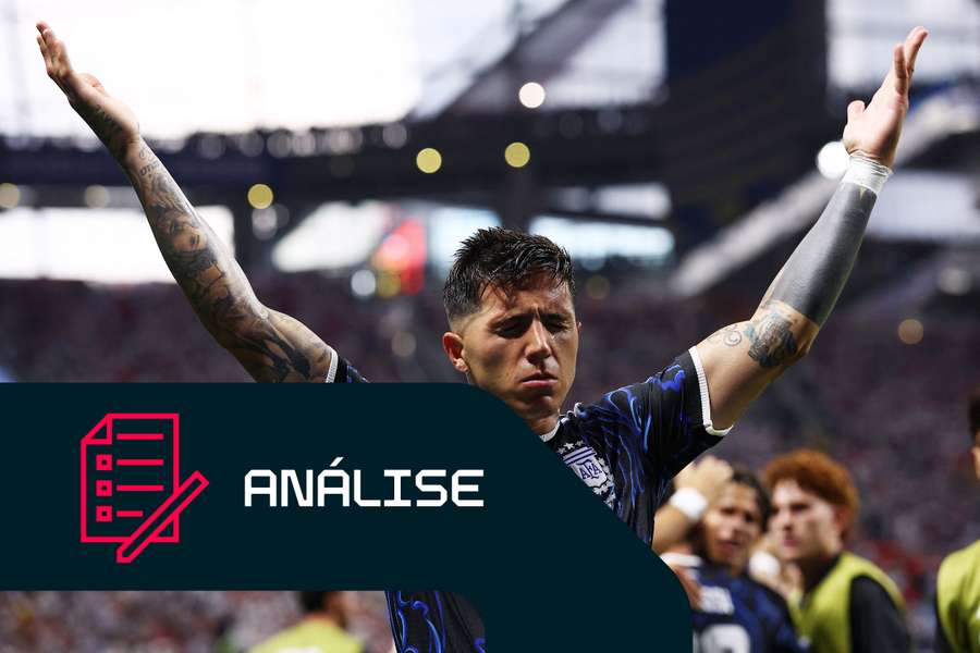 Demorou, mas a Argentina conseguiu marcar por Enzo Fernández Demorou, mas a Argentina conseguiu marcar por Enzo Fernández