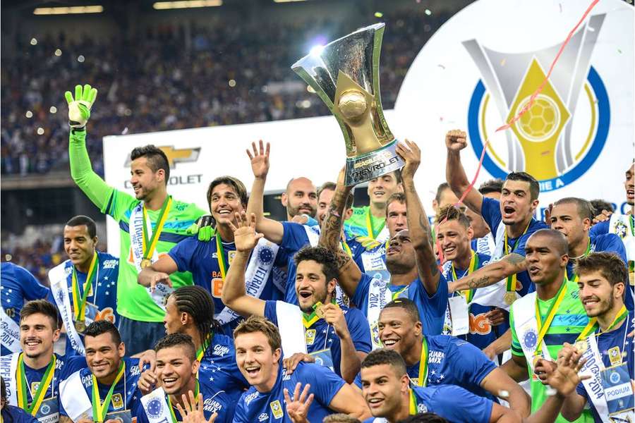 Cruzeiro celebra a conquista do Campeonato Brasileiro de 2014