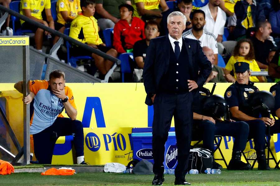 Ancelotti watches on