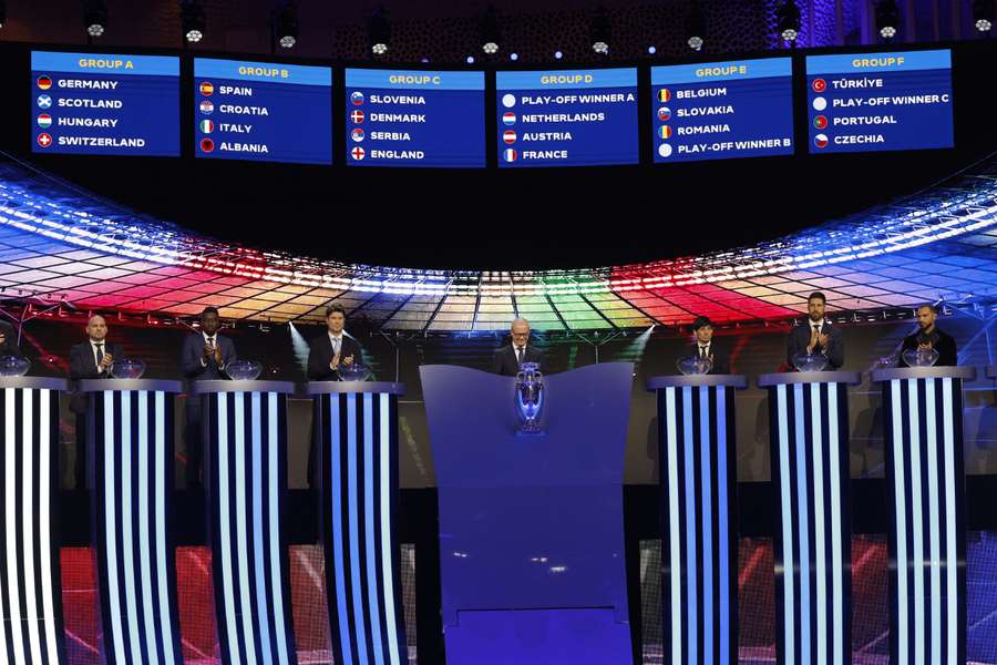 The draw for Euro 2024 took place in Hamburg, northern Germany on Saturday
