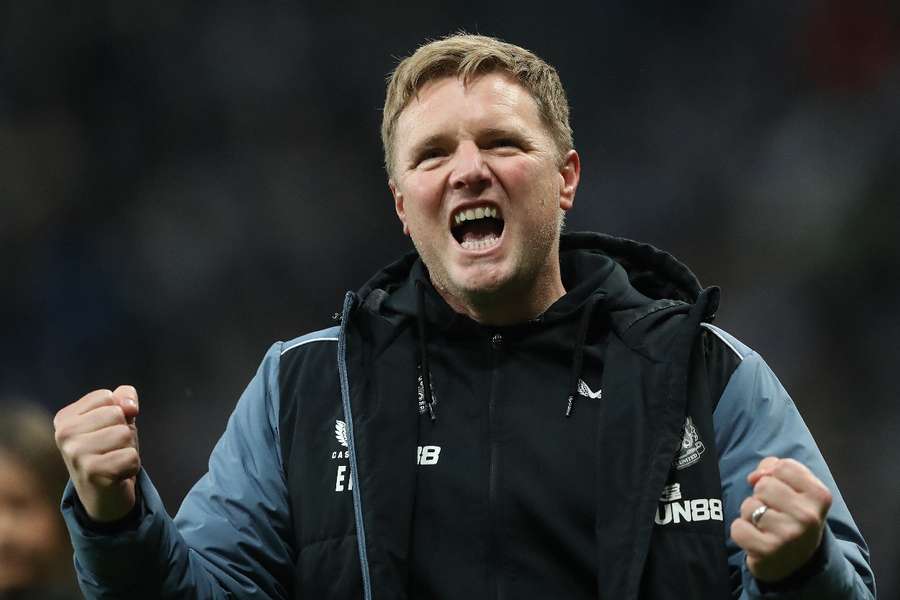 Howe celebrates Newcastle achieving Champions League football