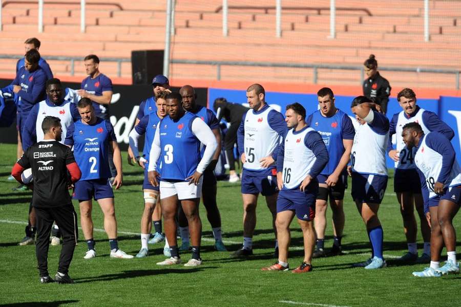 Les Bleus à Mendoza la semaine dernière.