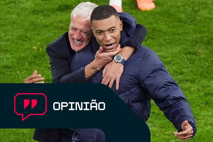 Didier Deschamps e Kylian Mbappé