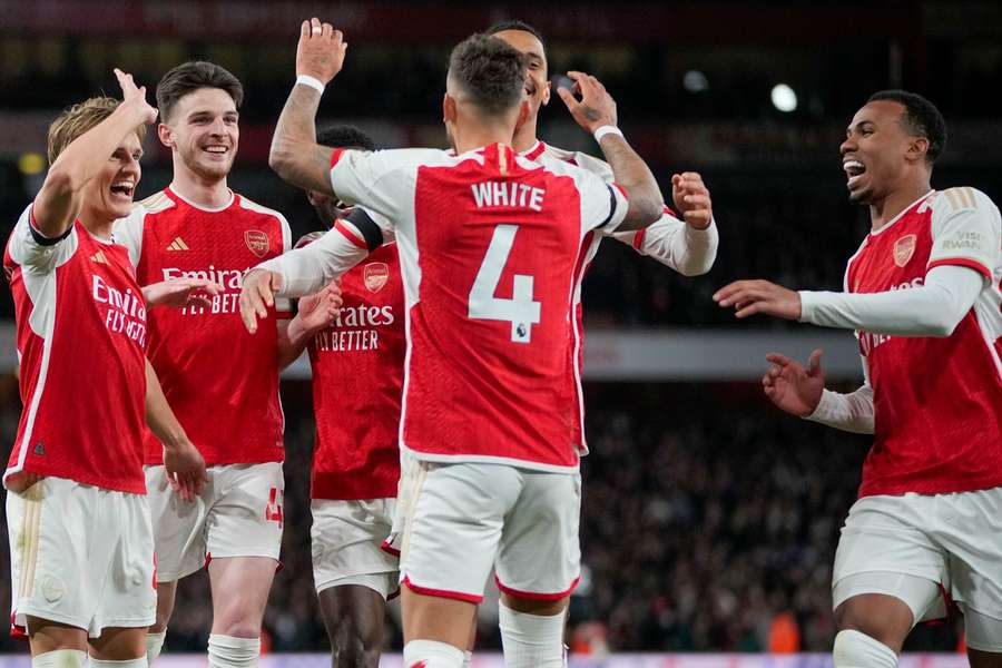 Arsenal's goal difference was given a huge boost by the manner of victory