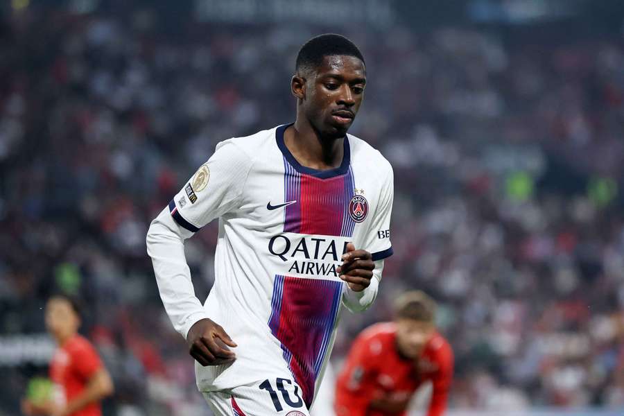 Dembélé à Rennes le 23 août. Dembélé à Rennes le 23 août.