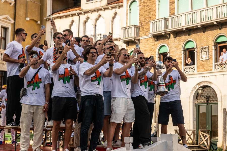L'anno scorso fu il Venezia a festeggiare la promozione alla fine dei playoff