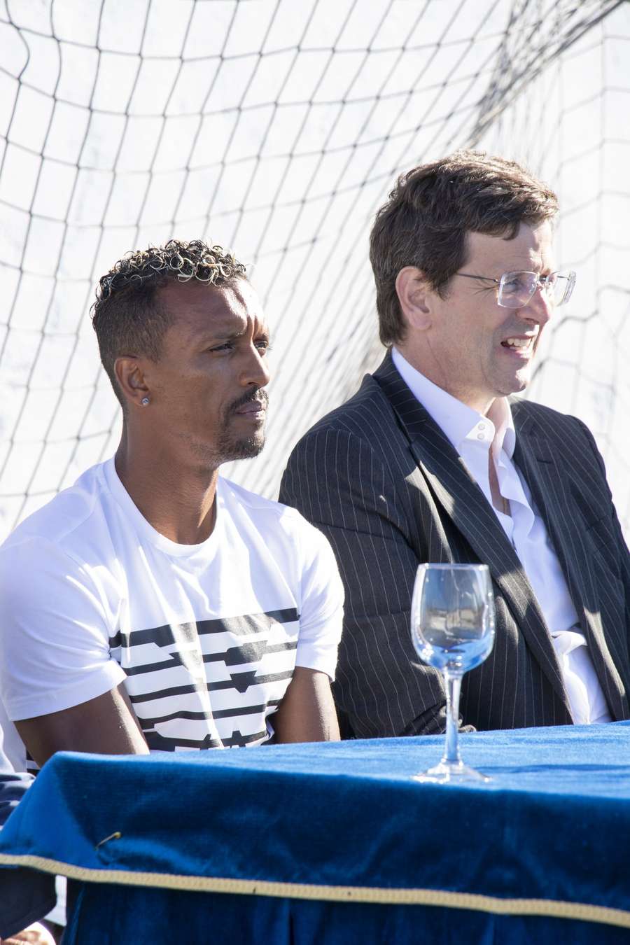 Nani at the presentation