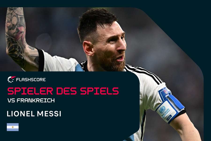 Flashscore Spieler des Spiels: Lionel Messi