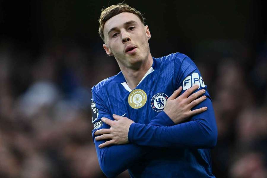 Cole Palmer celebrates after scoring for Chelsea Cole Palmer celebrates after scoring for Chelsea