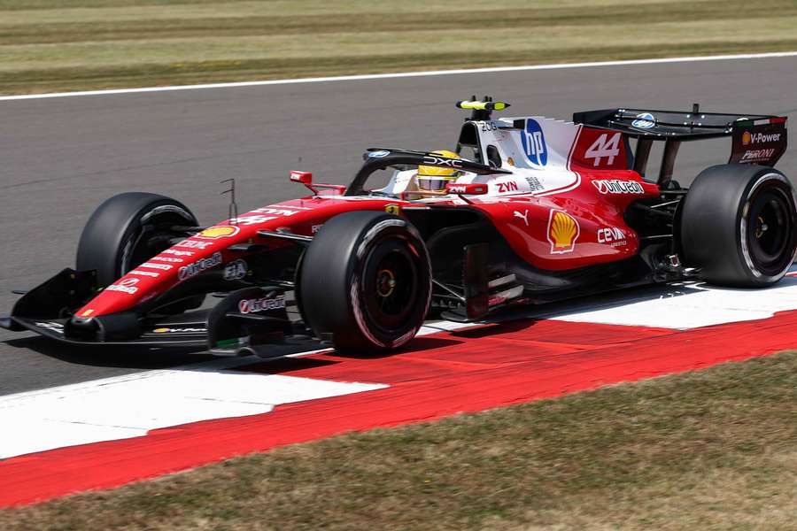 Lewis Hamilton a Silverstone