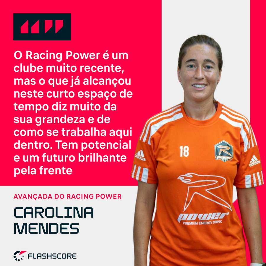 Carolina Mendes vive nova fase da carreira no Racing Power