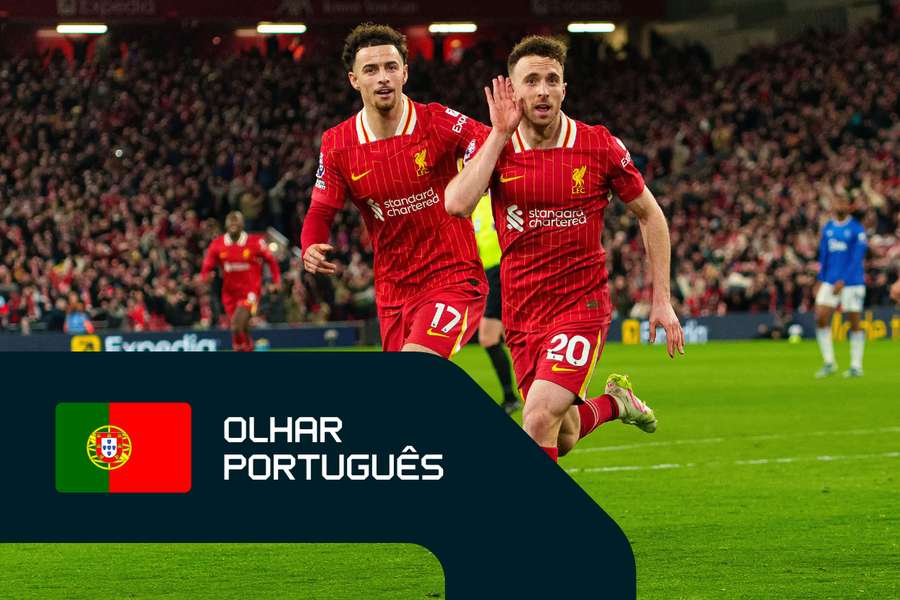 Diogo Jota em destaque no Liverpool