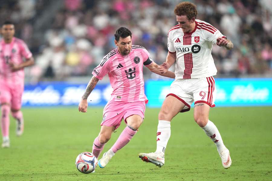 Messi face à Toronto.