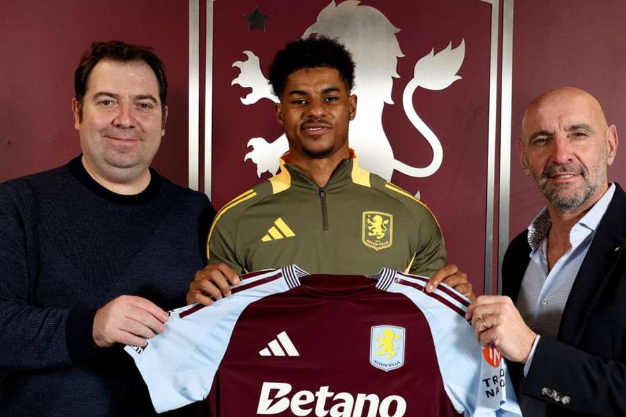 Marcus Rashford has joined Aston Villa on loan from Manchester United