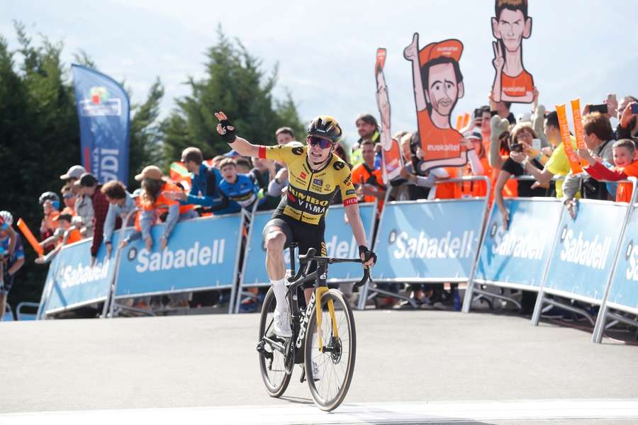 Jonas Vingegaard var bedst af alle i dagens etape af Baskerlandet Rundt.