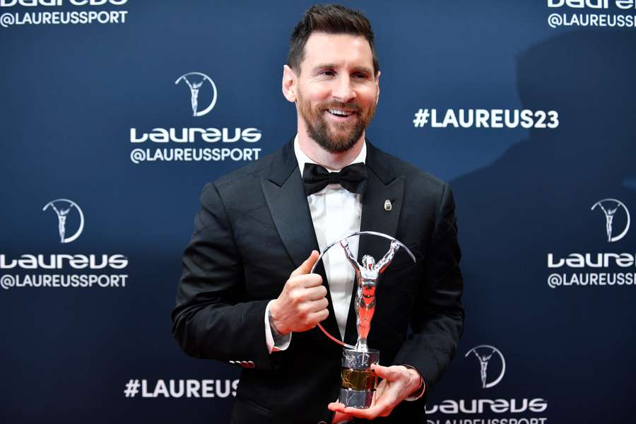Messi was recently named the Laureus World Sportsman of the Year