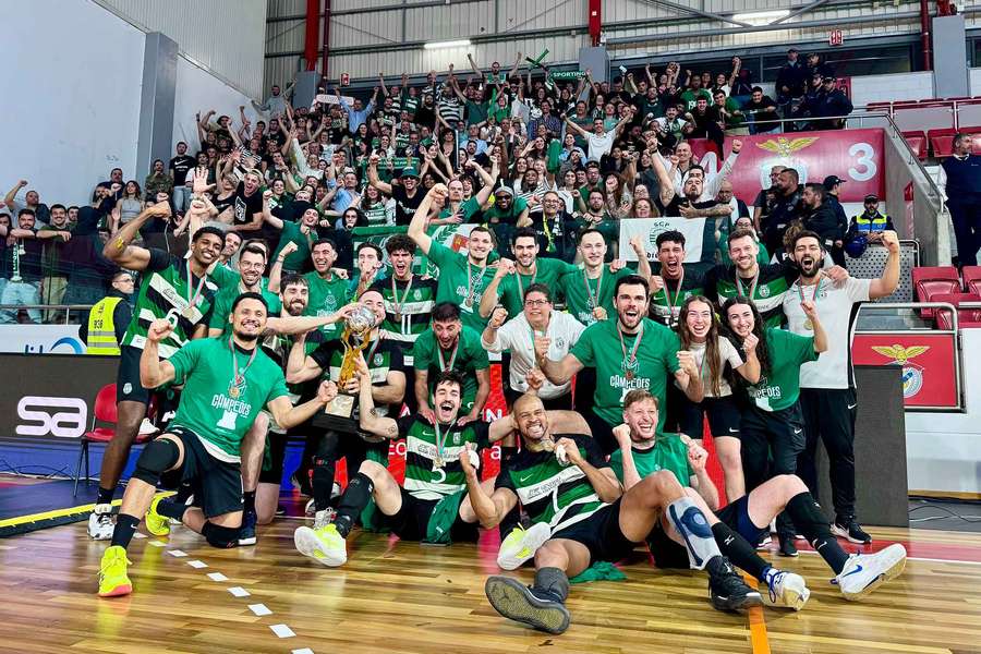 Sporting é o atual campeão nacional Sporting é o atual campeão nacional