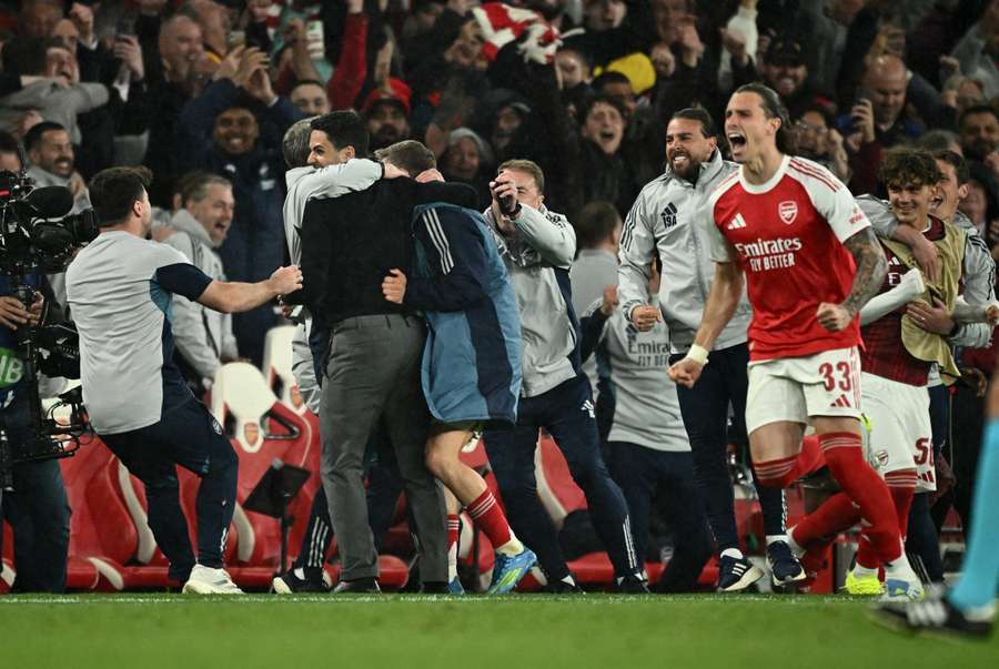 La festa dei Gunners