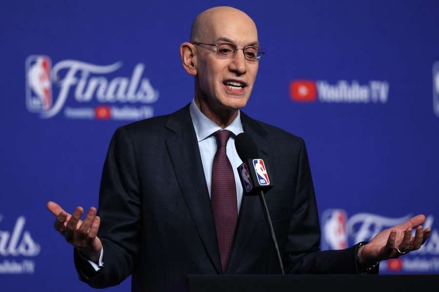 NBA Commissioner Adam Silver during a press conference prior to Game 1 of the 2025 NBA Finals