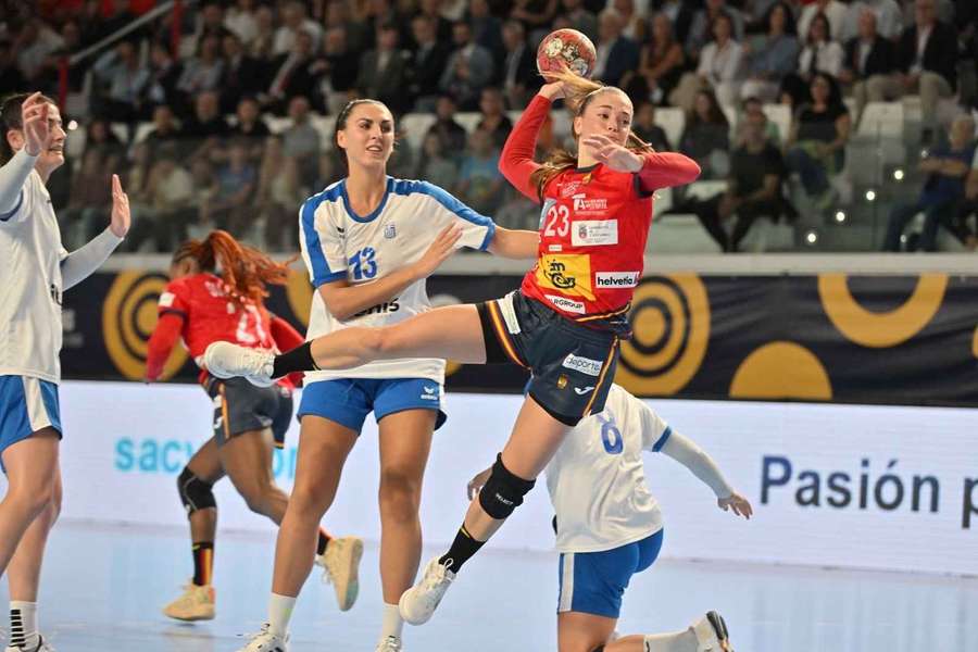 Seleção espanhola em ação