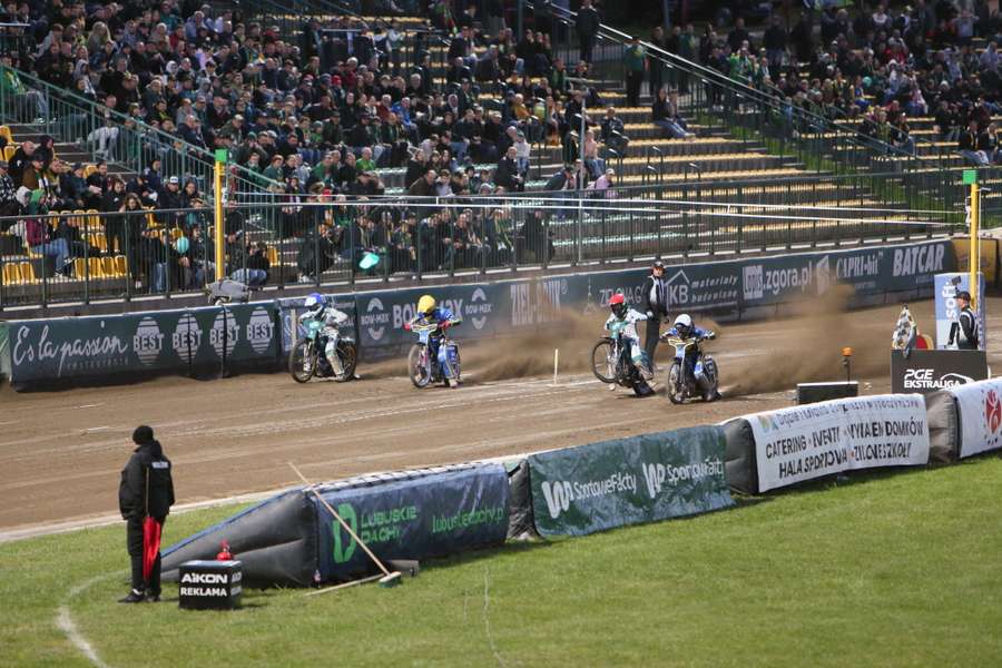 Wielkie emocje w Zielonej Górze, GKM Grudziądz pewnie wygrywa z Falubazem