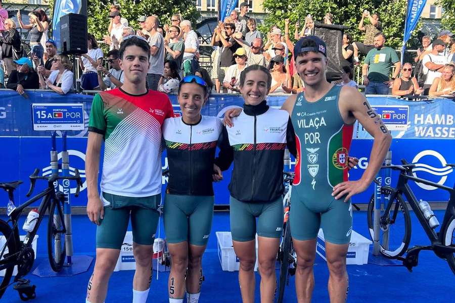Portugal sexto no Mundial de estafetas mistas de triatlo Portugal sexto no Mundial de estafetas mistas de triatlo