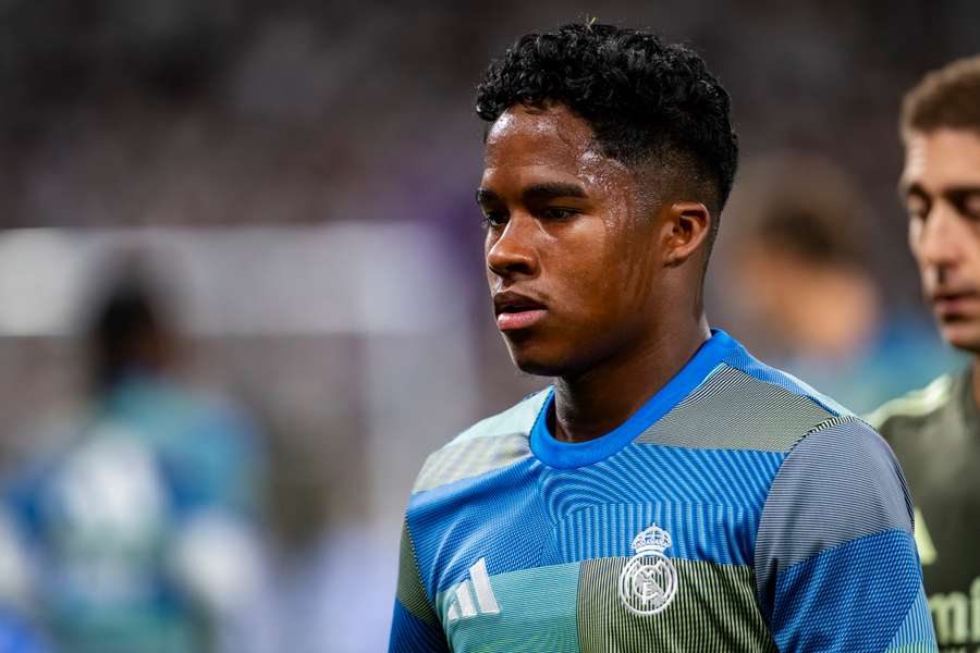 Endrick, con el Real Madrid