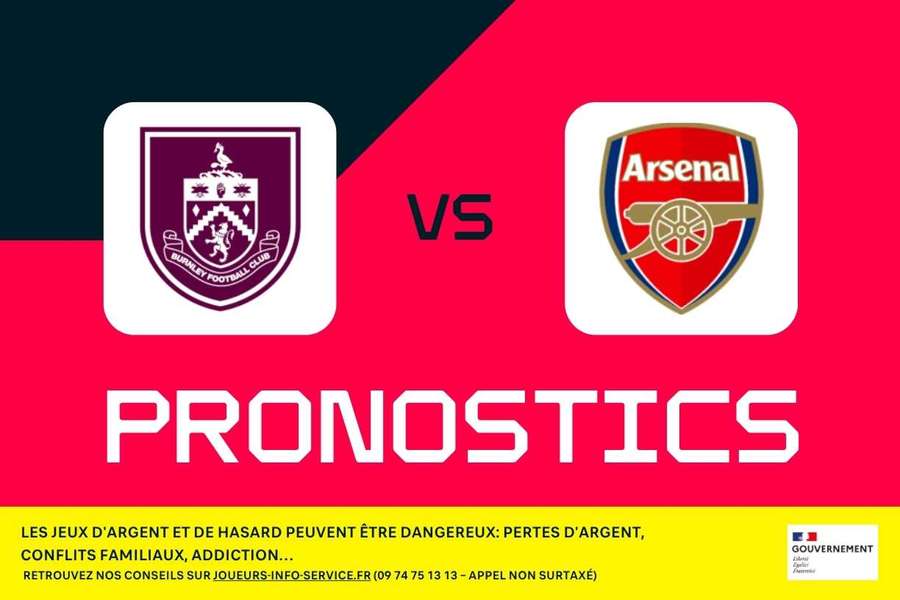 Burnley vs Arsenal : Pronostics, meilleurs paris et cotes (Premier League)