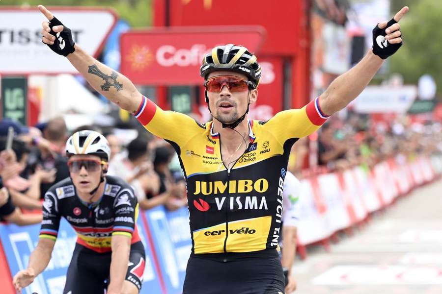 Roglic gana en la etapa de La Vuelta con final en Xorret de Catí.