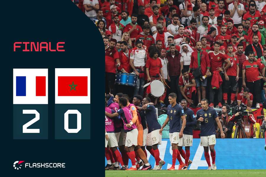 Coppa del Mondo, Francia-Marocco 2-0