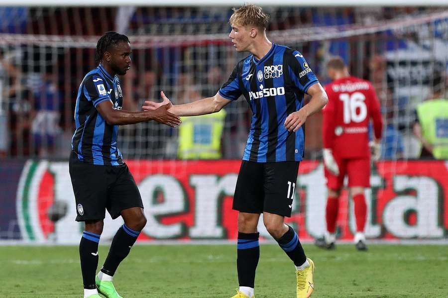 Rasmus Hojlund scored on his first start for Atalanta against Monza after moving from Sturm Graz in the summer