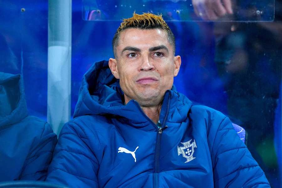 Cristiano Ronaldo musste sich mit einem Platz auf der Bank begnügen.