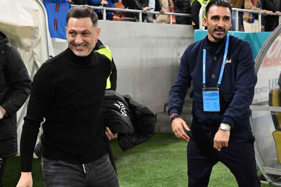 Mirel Rădoi și Elias Charalambous