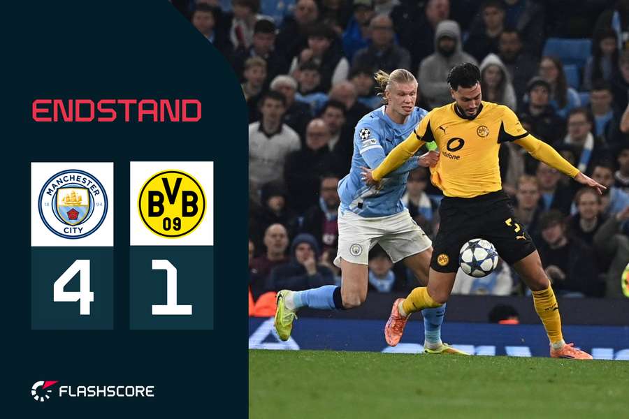 Manchester City und Erling Haaland bringen den BVB zum Verzweifeln. Manchester City und Erling Haaland bringen den BVB zum Verzweifeln.