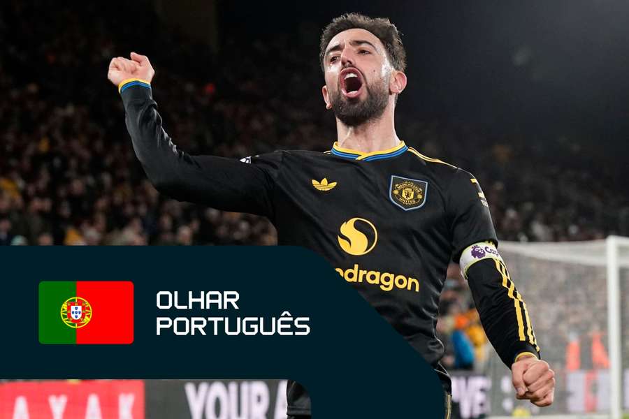 Bruno Fernandes em destaque no Manchester United Bruno Fernandes em destaque no Manchester United