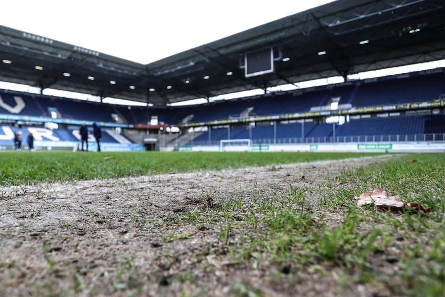 Die MSV-Arena stand am Sonntag unter Wasser