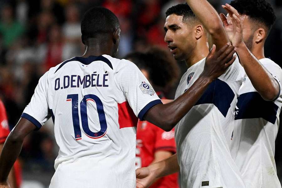 Hakimi et Dembélé risquent d'avoir du boulot ce soir.