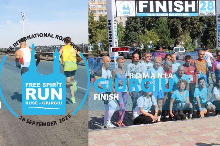 Cursă atletică Giurgiu-Ruse pe Podul Prieteniei