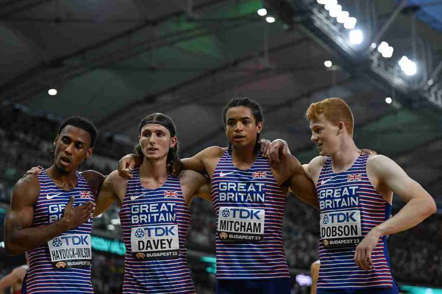 GB men's 4x400m relay team made it through to Sunday's final GB men's 4x400m relay team made it through to Sunday's final