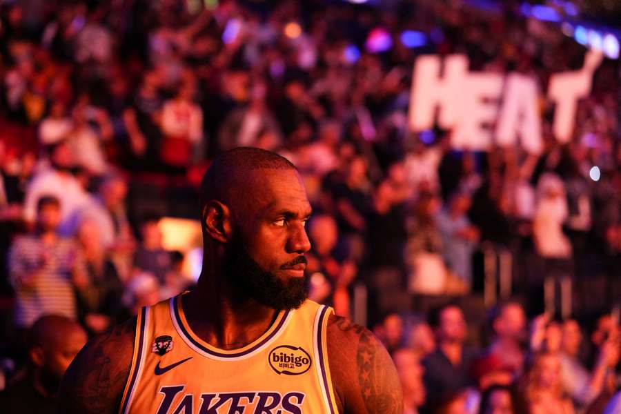 LeBron James in action for the Los Angeles Lakers on Thursday.